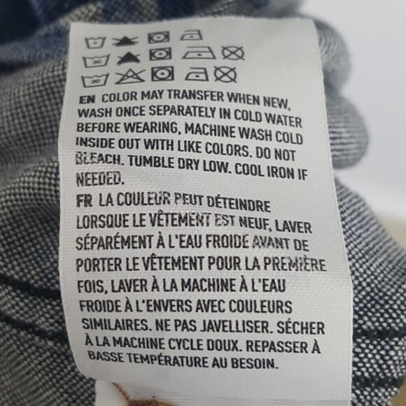 American Eagle Outfitters Shirt Mens Medium Blue Classic Fit Short Sleeve Casual - Picture 6 of 7